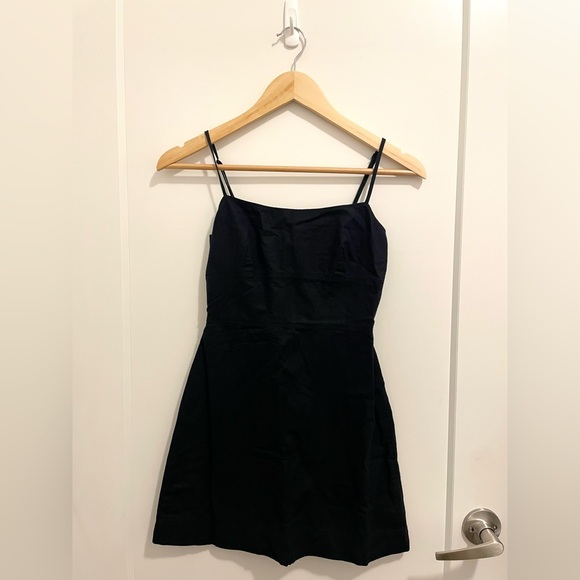 Aritzia Linen Dress – Black (XXS) - Picture 1 of 12